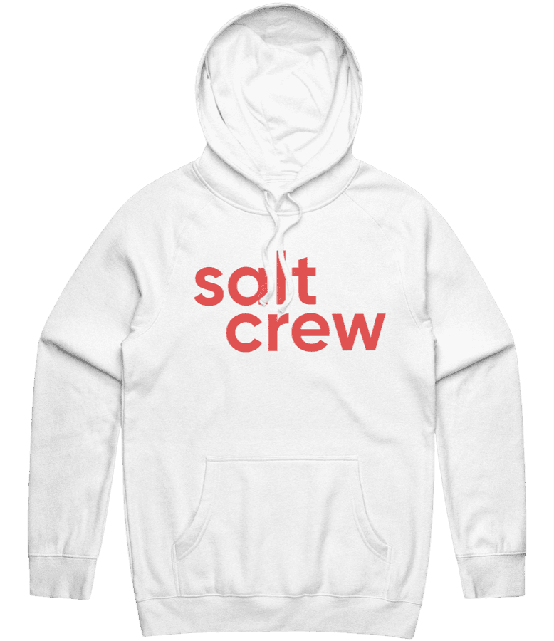 Text Hoodie — White