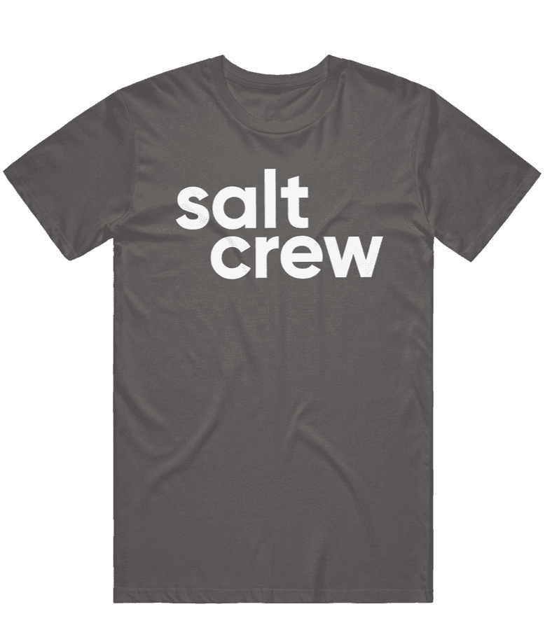 Text Tee — Charcoal